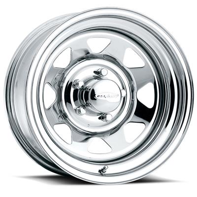 WHEEL  CHROME 8 SPOKE 14X7  5X