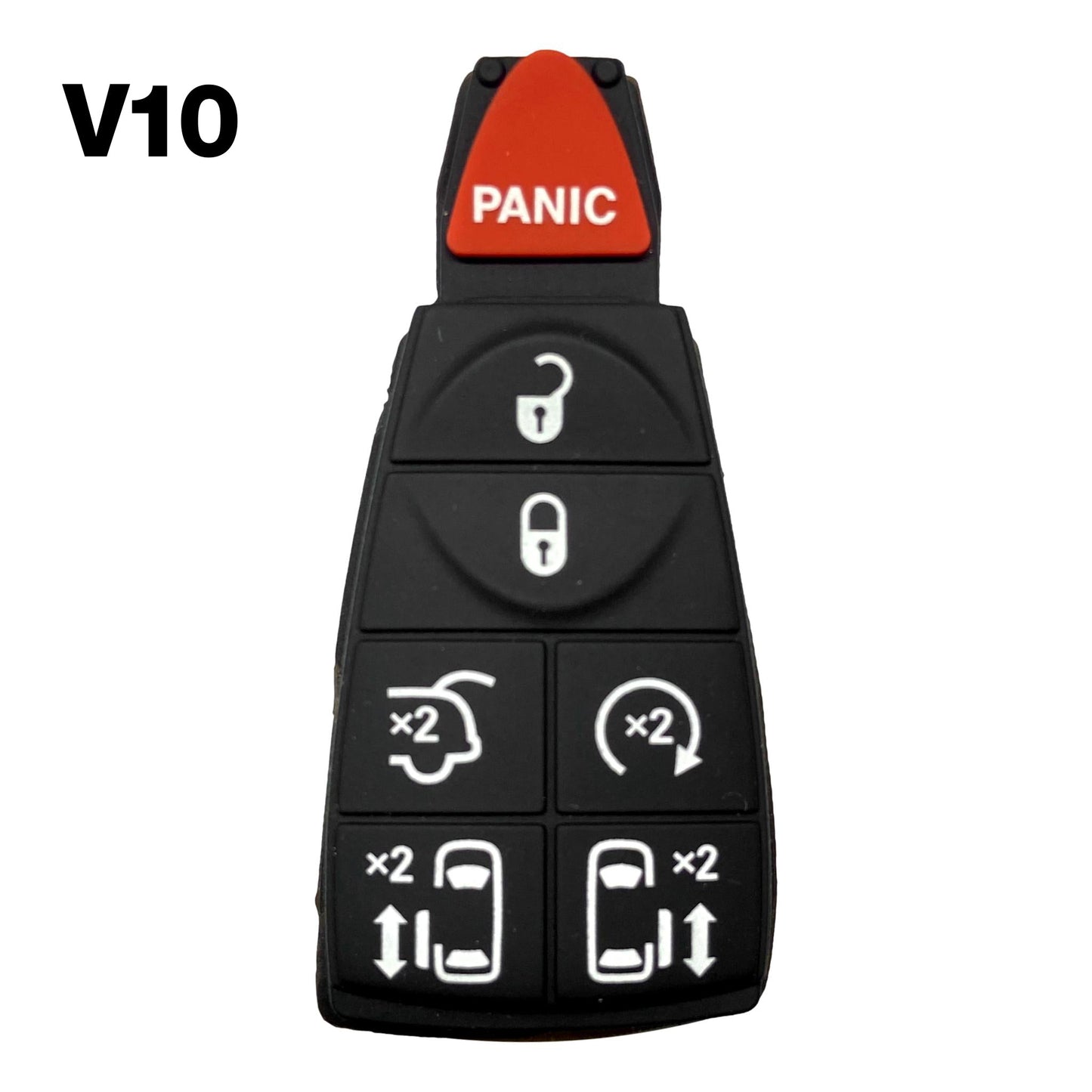 Brand New Button Pad Replacement for Chrysler / Dodge / Jeep / Ram Fobik