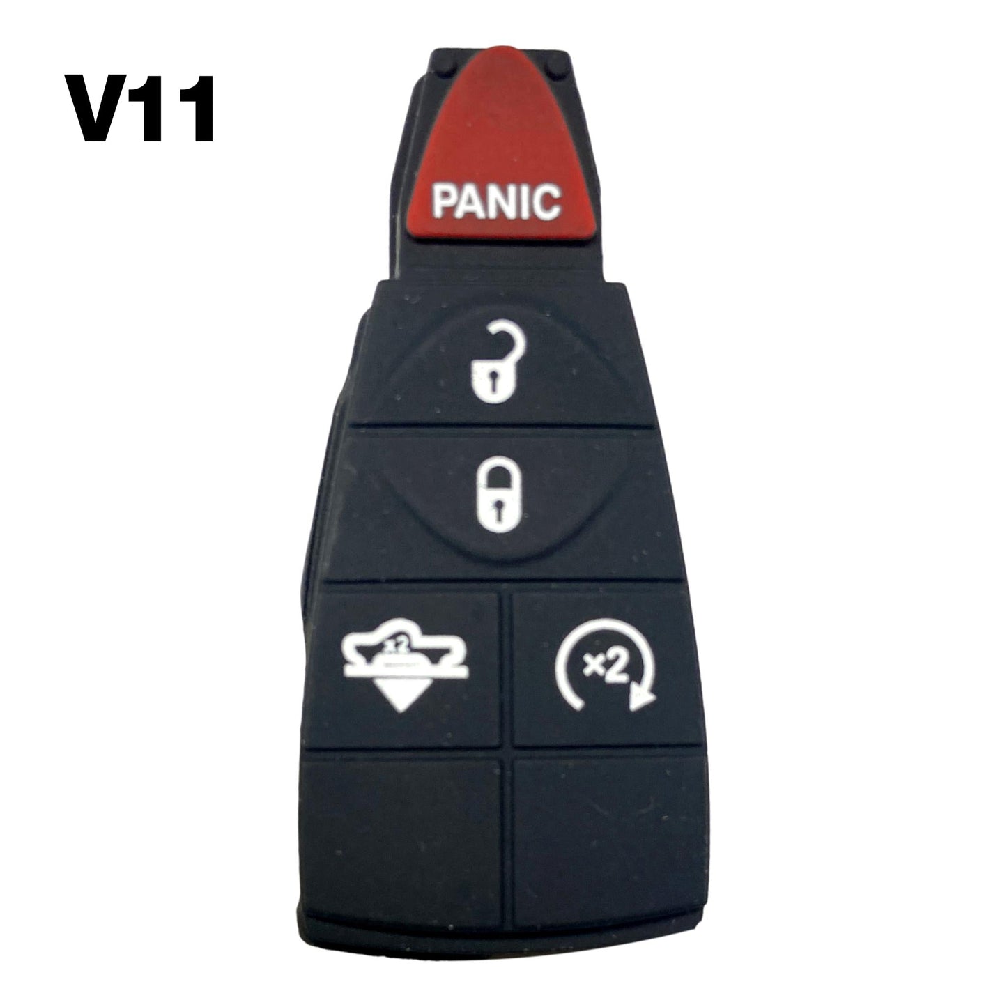 Brand New Button Pad Replacement for Chrysler / Dodge / Jeep / Ram Fobik