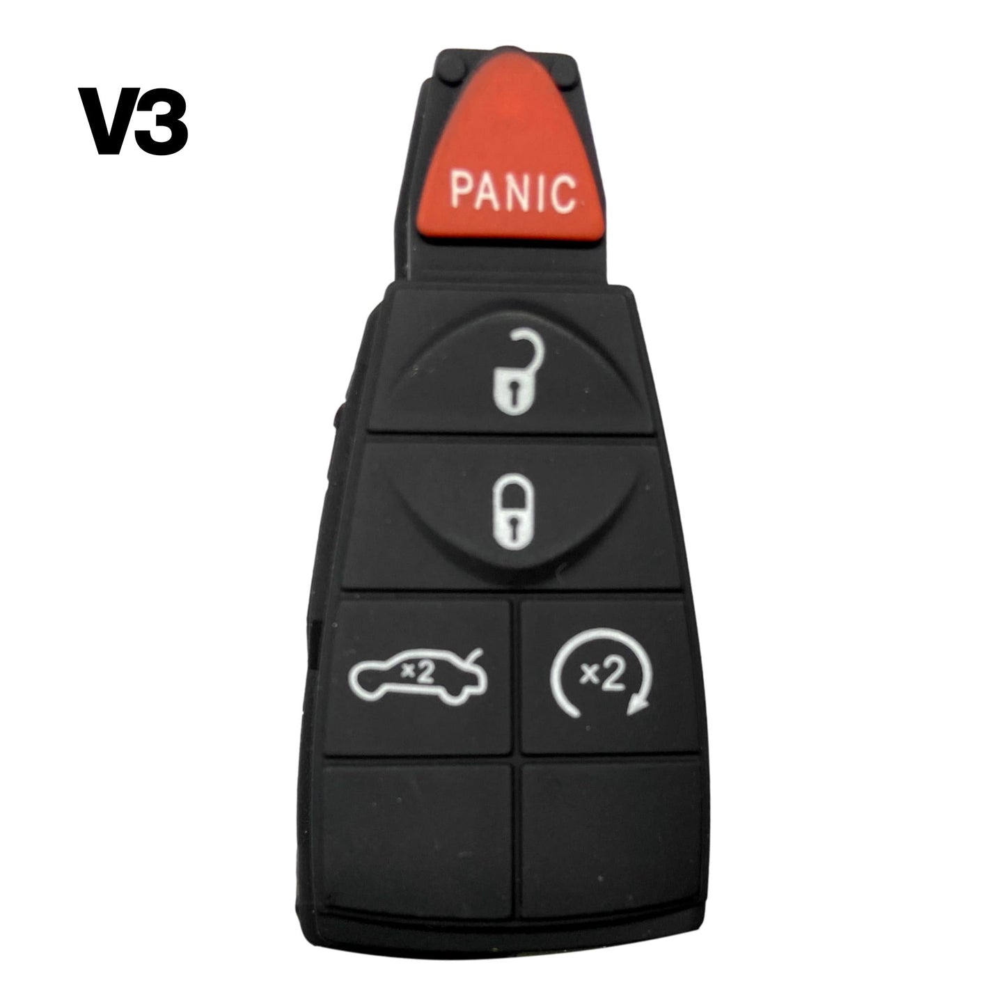 Brand New Button Pad Replacement for Chrysler / Dodge / Jeep / Ram Fobik