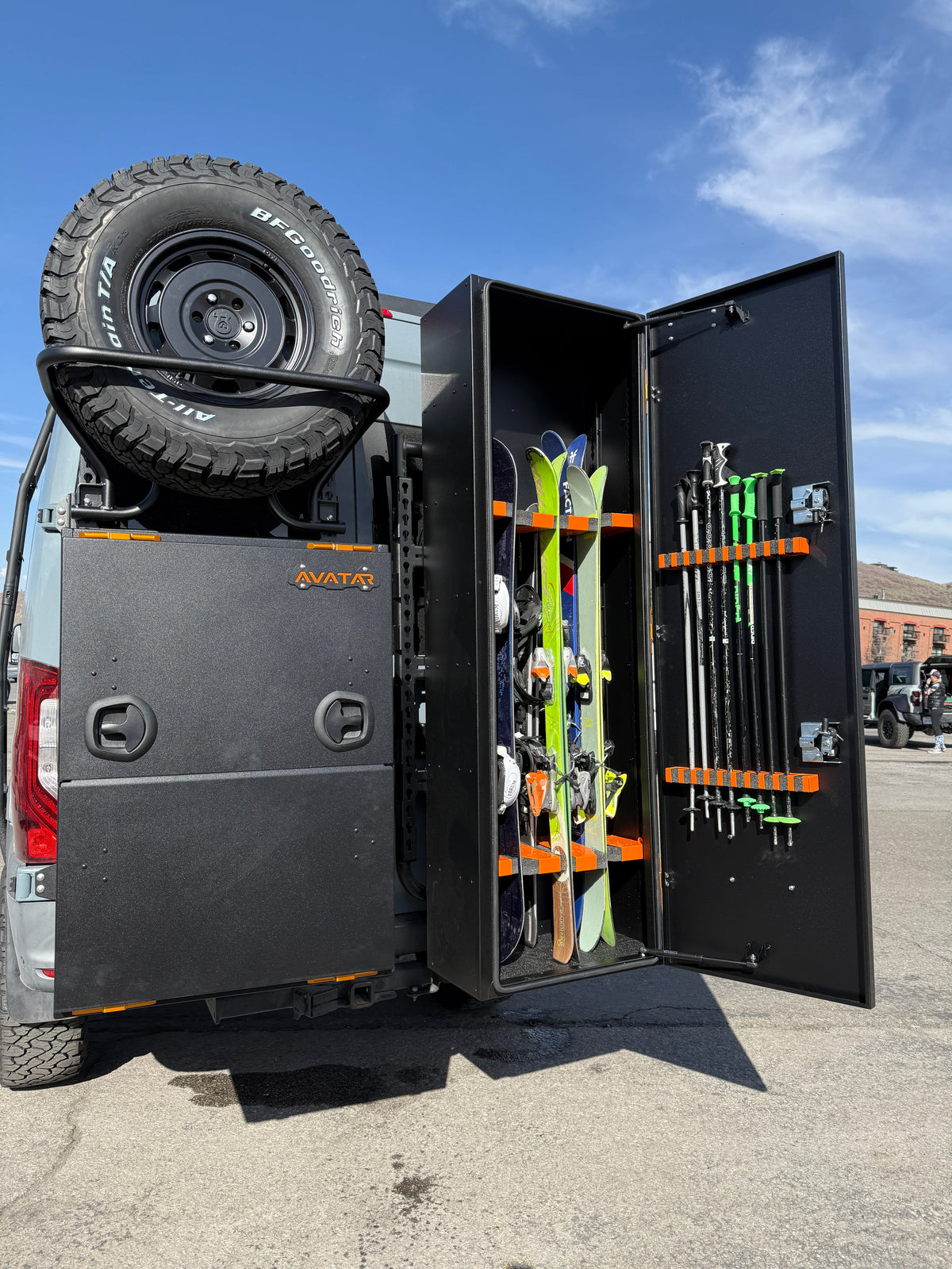 Spare Tire Carrier for Massif