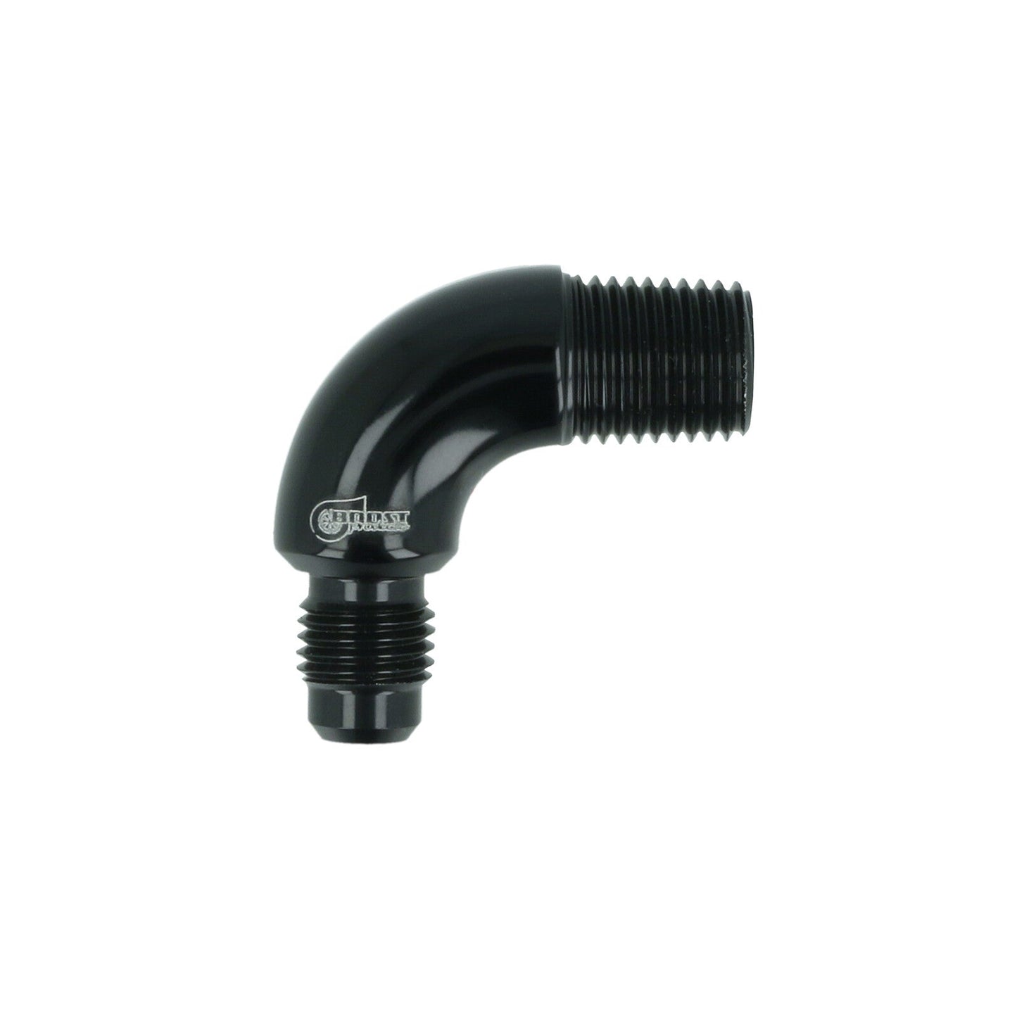 Thread Adapter -AN Male to NPT Male - 90°