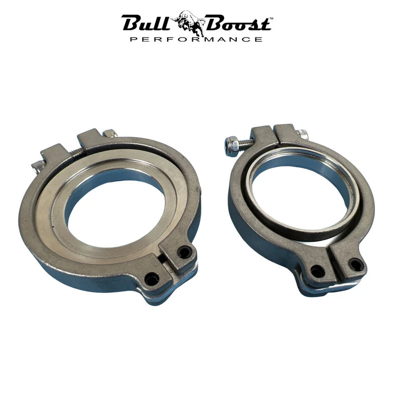 BULL BOOST PERFORMANCE 38mm Wastegate V-Band Clamp Set Kit For TiAL MV-R MV-S