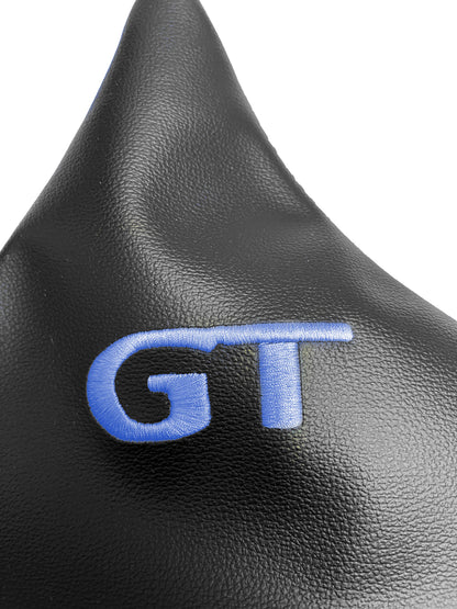 Embroidered Synthetic Leather Shift Boot Cover For 2005-2009 Ford Mustang GT Convertible Coupe