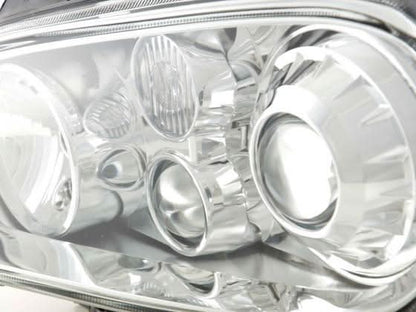 Volkswagen Golf 4 Type 1J Chrome Headlight Set (1998-2003)
