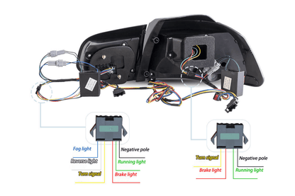 Volkswagen Golf MK6 Smoke and Red Dynamic Lighting OLED Taillights (2008 - 2014)