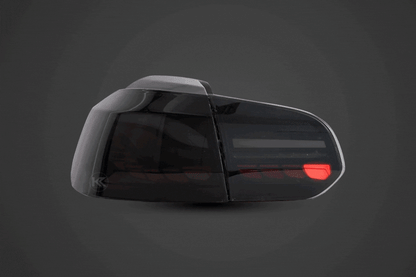 Volkswagen Golf MK6 Smoke and Red Dynamic Lighting OLED Taillights (2008 - 2014)