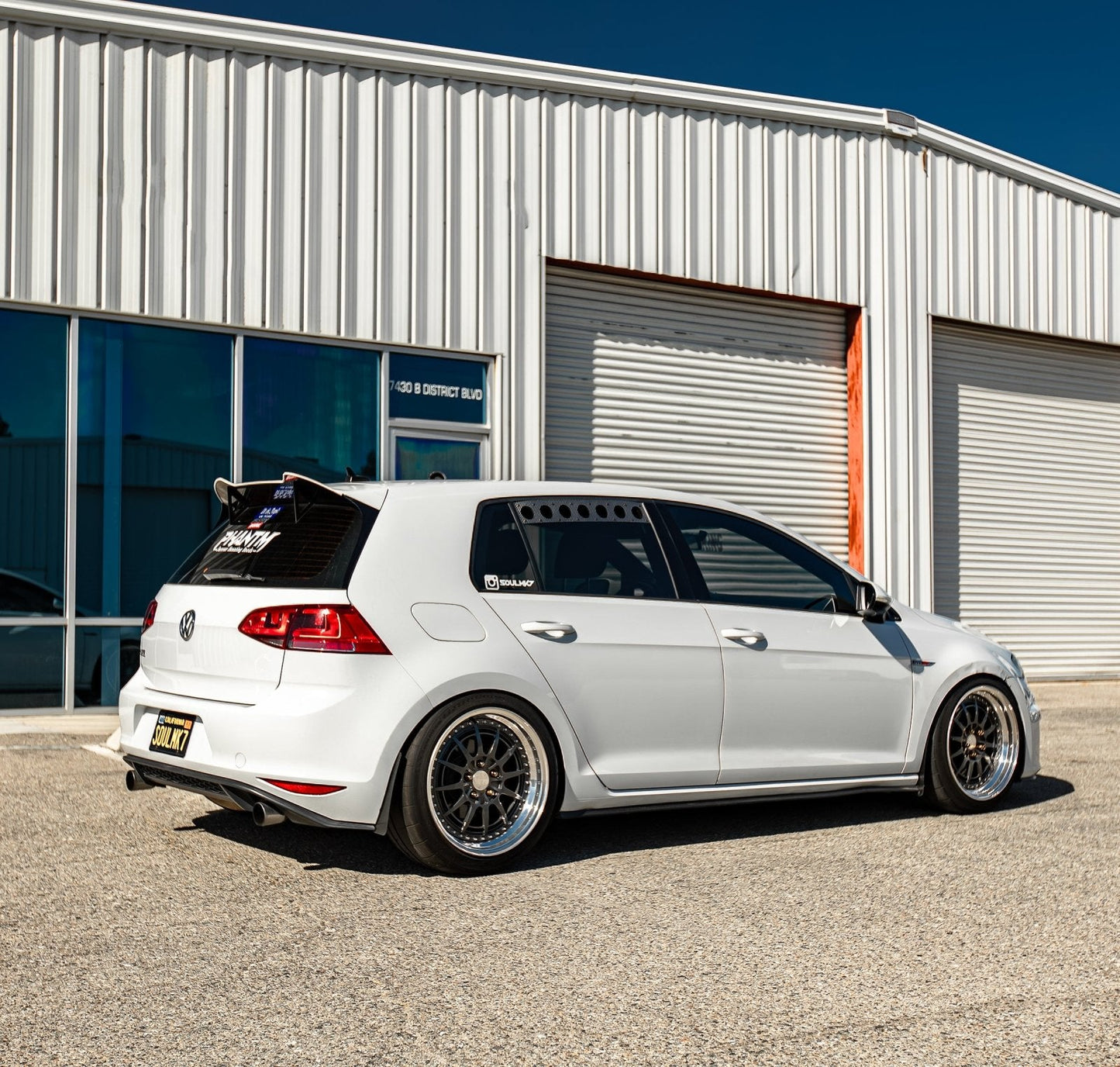 Volkswagen MK7 / 7.5 (2015-2021) Golf GTI / R Carbon Fiber Rear Spoiler Extension V1