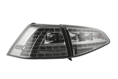 Volkswagen MK7 Golf/GTI/R - Chrome/Smoke LED Tail Lights For Halogen Models (2012-2017)