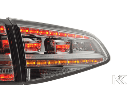 Volkswagen MK7 Golf/GTI/R - Chrome/Smoke LED Tail Lights For Halogen Models (2012-2017)