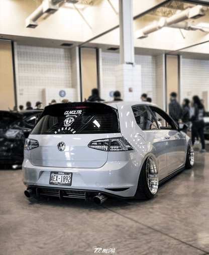 Volkswagen MK7 Golf/GTI/R - Clear/Black LED Tail Lights for Halogen Models (2012-2017)
