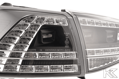 Volkswagen MK7 Golf/GTI/R - Clear/Black LED Tail Lights for Halogen Models (2012-2017)