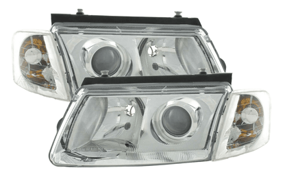 Volkswagen Passat Type 3B Chrome Headlight Set 1997-2000