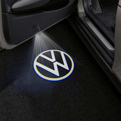 Volkswagen Fox Door Stick On Puddle Lights Various Designs 2003-2021