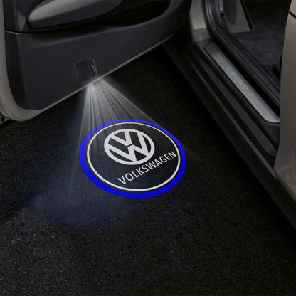 Volkswagen Fox Door Stick On Puddle Lights Various Designs 2003-2021