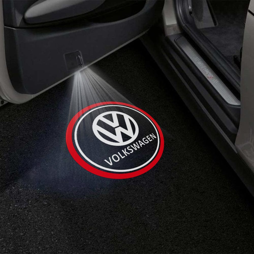 Volkswagen Fox Door Stick On Puddle Lights Various Designs 2003-2021