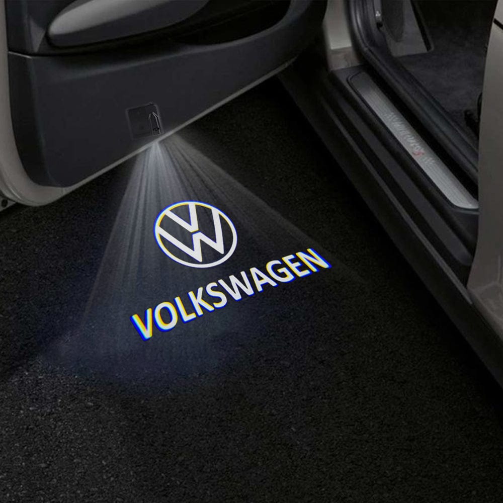 Volkswagen Fox Door Stick On Puddle Lights Various Designs 2003-2021