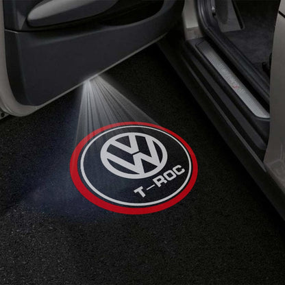 Volkswagen T-ROC Premium Door Puddle Lights Various Designs 2017-2026
