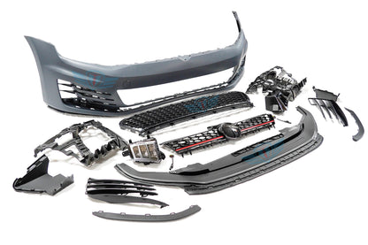 2015-2017 Volkswagen Golf (MK7) GTI Style Polypropylene Front Bumper Conversion Kit | E3Tuning
