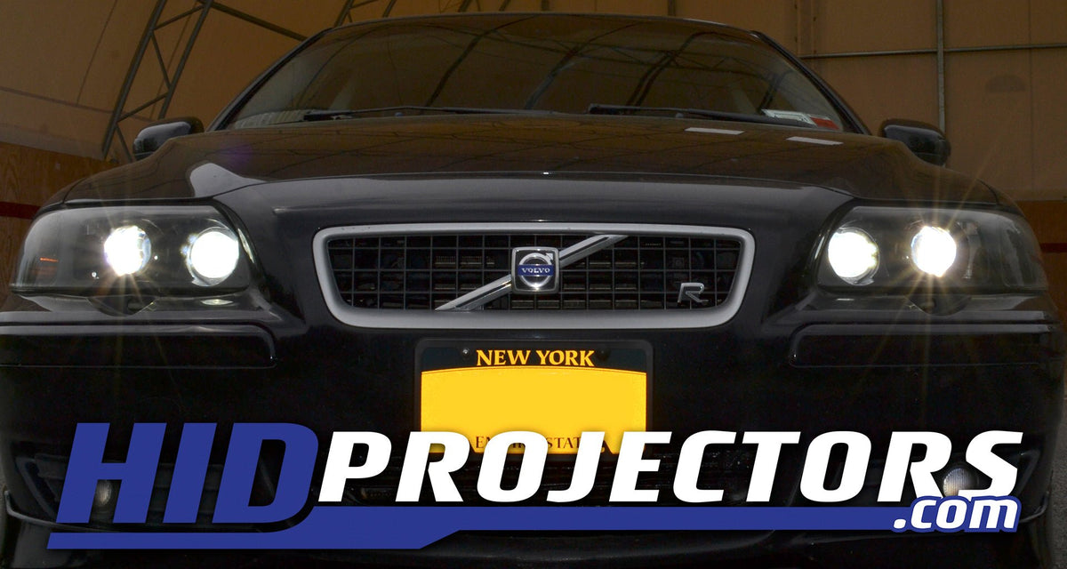 Volvo S60R / V70R Bi-Xenon Projector Headlight Retrofit with LED DRL