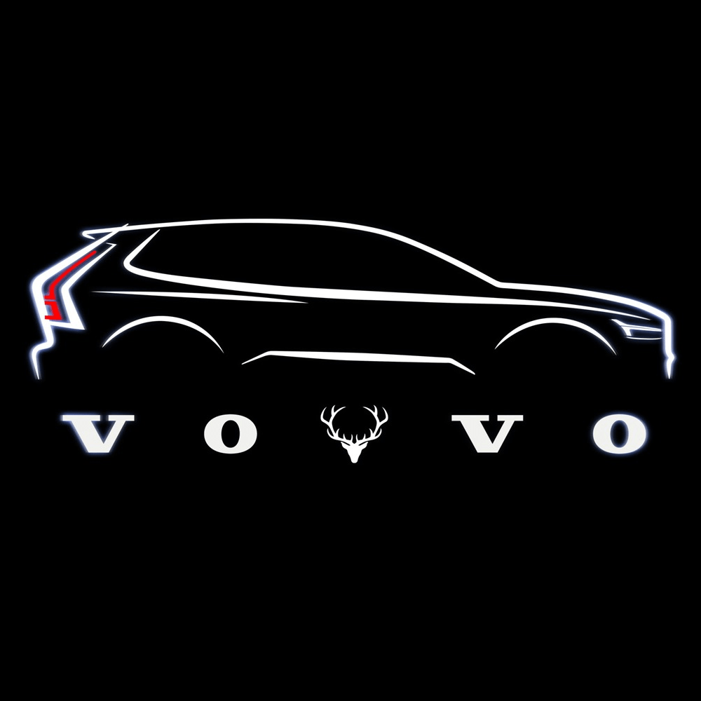 Volvo EX40 Door Stick On Puddle Lights Various Designs 2018-2026