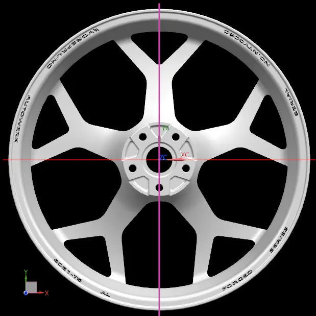Set of Vorsprung Forged VF-09 Style Wheels