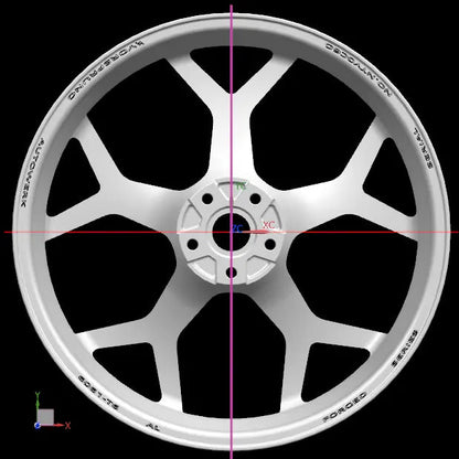 Set of Vorsprung Forged VF-09 Style Wheels