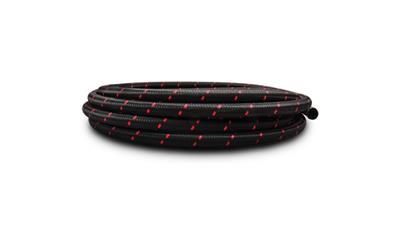 -12 AN BLK/RED NYLON BRAID. FL