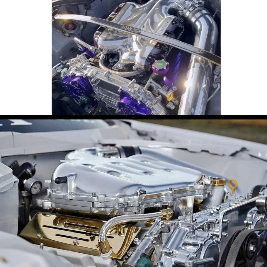 Bull Boost Performance Rare Aluminum Coil Valve Cover Plate Set – Nissan 350Z / Infiniti G35 VQ35 (Z33 / VQ Platform)