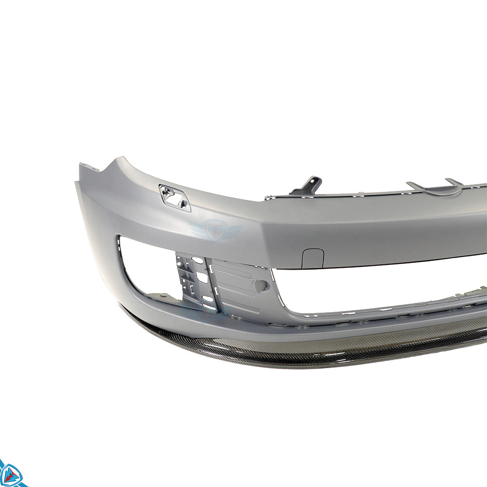 2010-2013 Volkswagen GTI (MK6) Euro Style Carbon Fiber Front Lip | FYBR Aerodynamics
