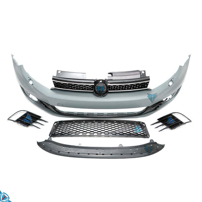 2010-2014 Volkswagen Golf (MK6) GTI Style Polypropylene Front Bumper Conversion Kit | E3Tuning