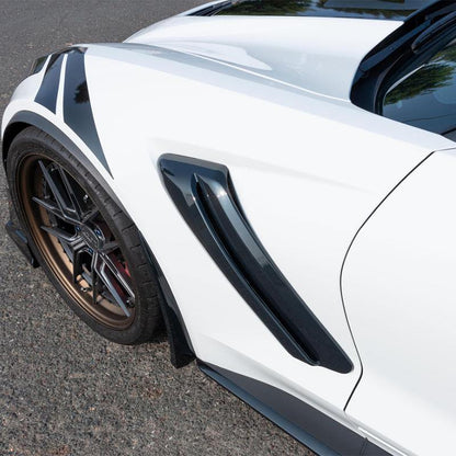 CORVETTE 14-19 ZR1 CONVERSION FRONT FENDER VENTS FOR GRAND SPORT, Z06