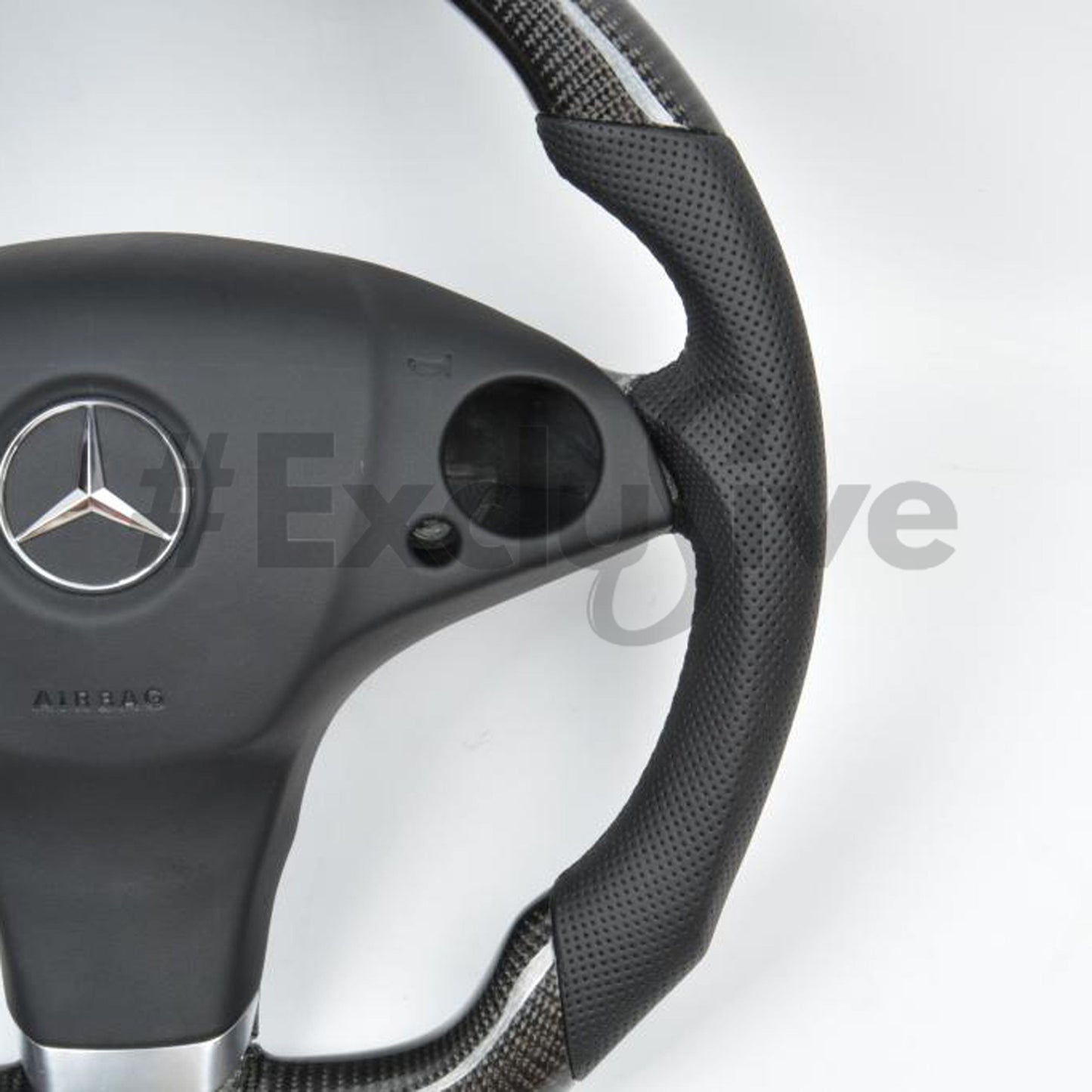 2008-2012 Mercedes Benz C / CLS / E / GLK / SL / SLK  Non-AMG Custom Steering Wheel by Exclusive Steering