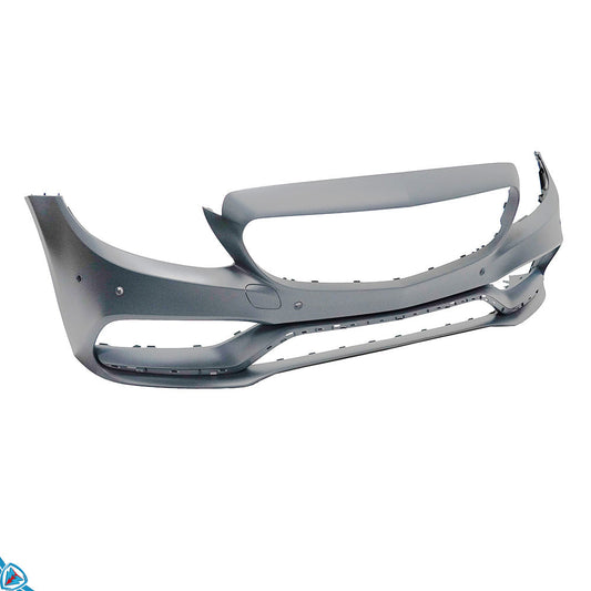 2015-2018 Mercedes-Benz C-Class Pre-Facelift (W205) C63 AMG Style Polypropylene Front Bumper Conversion Kit | E3Tuning