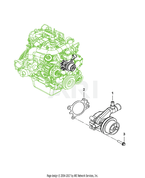 Water pump for Roxor 2018-2022 (2.5L)