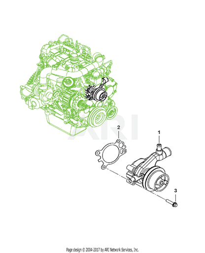 Water pump for Roxor 2018-2022 (2.5L)
