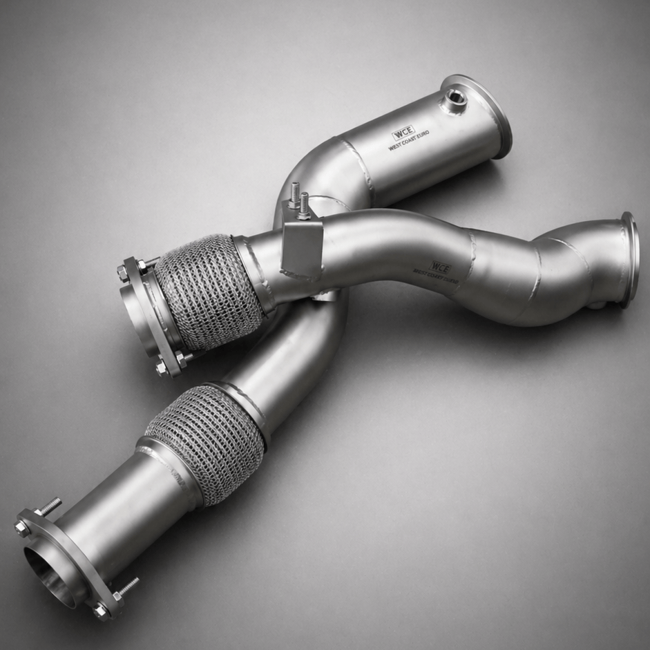 WCE Catless S58 Downpipes - F97 X3M / F98 X4M