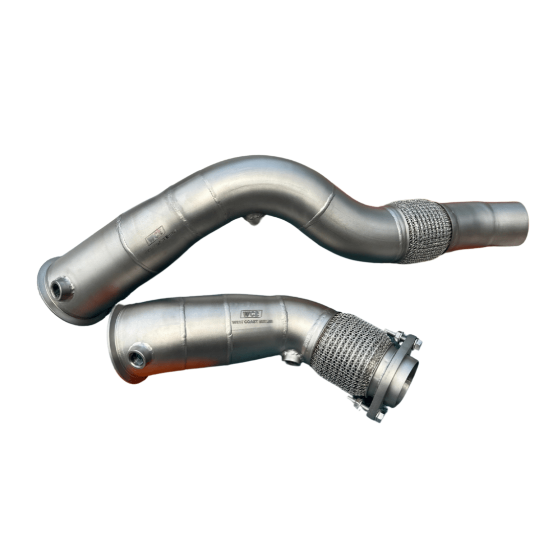 WCE S55 Downpipes w/ Flex Section - F80 M3 / F82 M4 / F87 M2c