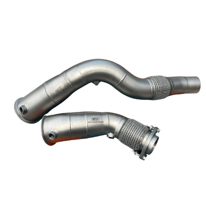 WCE S55 Downpipes w/ Flex Section - F80 M3 / F82 M4 / F87 M2c