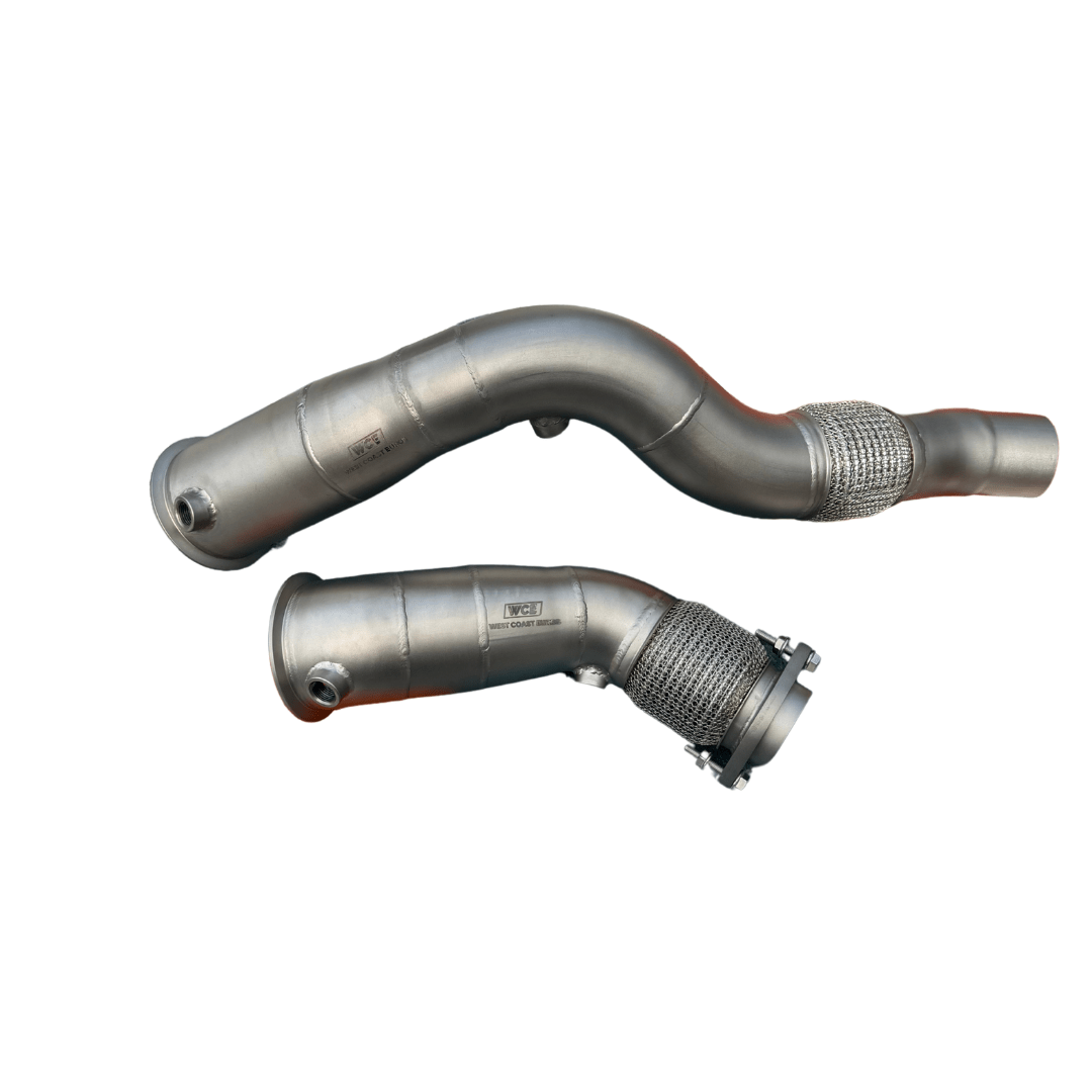 WCE S55 Downpipes w/ Flex Section - F80 M3 / F82 M4 / F87 M2c