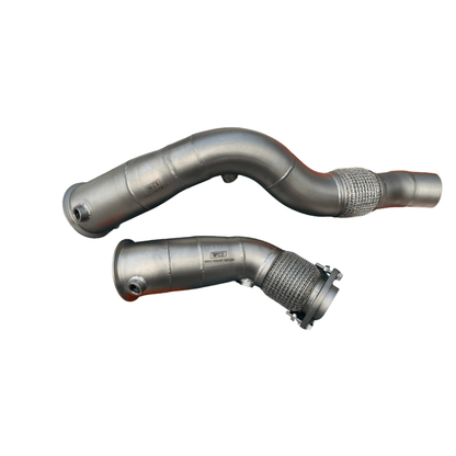 WCE S55 Downpipes w/ Flex Section - F80 M3 / F82 M4 / F87 M2c