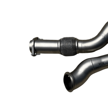 WCE S58 Downpipes w/ Flex Section - G80 M3 / G82 M4 / G87 M2