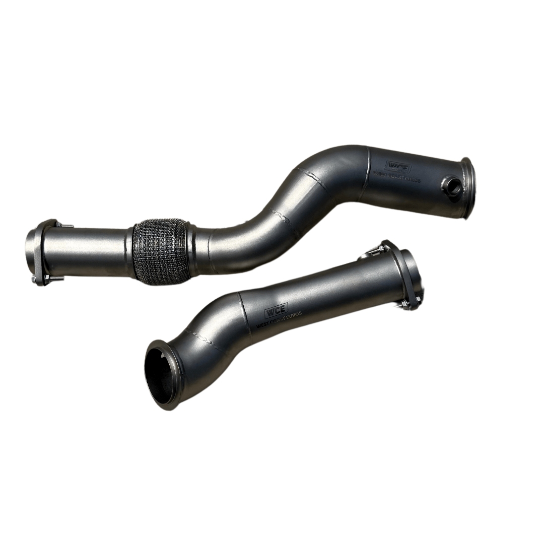 WCE S58 Downpipes w/ Flex Section - G80 M3 / G82 M4 / G87 M2