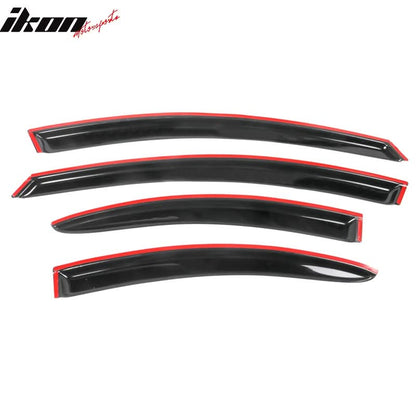 2000-2005 Dodge Neon Side Visor Windows Sun Deflectors Set Acrylic