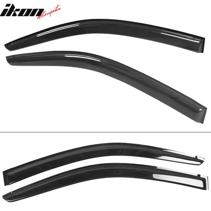 2011-2016 Honda CR-Z Acrylic 4PC Window Visors Tape On Rain Guard