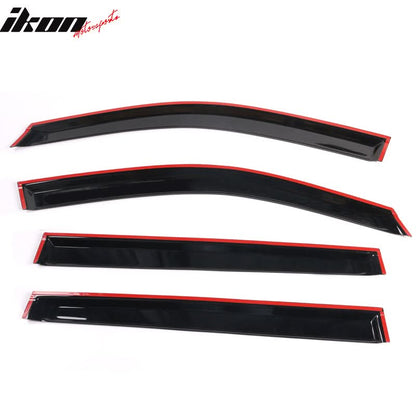 2014-2019 Toyota Highlander Acrylic 4PC Window Visors Tape On Guard