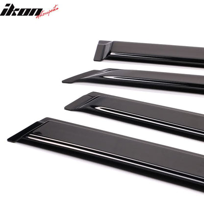 2014-2019 Toyota Highlander Acrylic 4PC Window Visors Tape On Guard