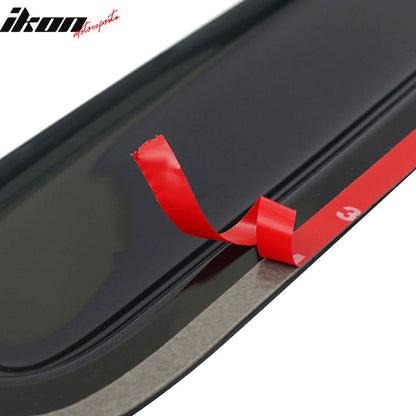 2008-2019 Toyota Land Cruiser Slim Style Smoke Window Visors Acrylic