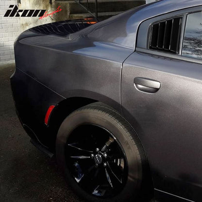 2011-2023 Dodge Charger V1 Side Window Scoop Louver CF Print