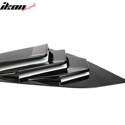 2018-2022 Honda Accord Sedan OE Style Gloss Black Window Scoop